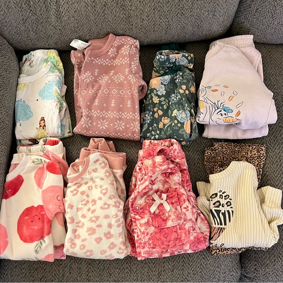 Disney Other - Bundle Of Girl Pajamas SETS